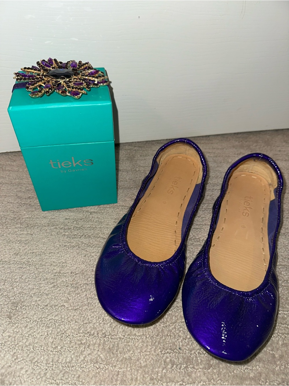 ๐ EEUC Tieks Purple Diamond (Worn Once) ๐ - Picture 2 of 10